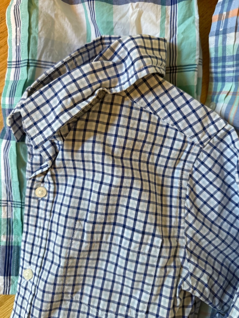 Janie & Jack Boys long sleeve shirts preppy bundle size 7 - Picture 2 of 5